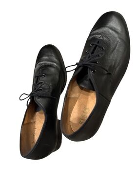 Bloch Black Leather Tap Shoes Men’s 10 (Fits Women’s 11–12) | Like New